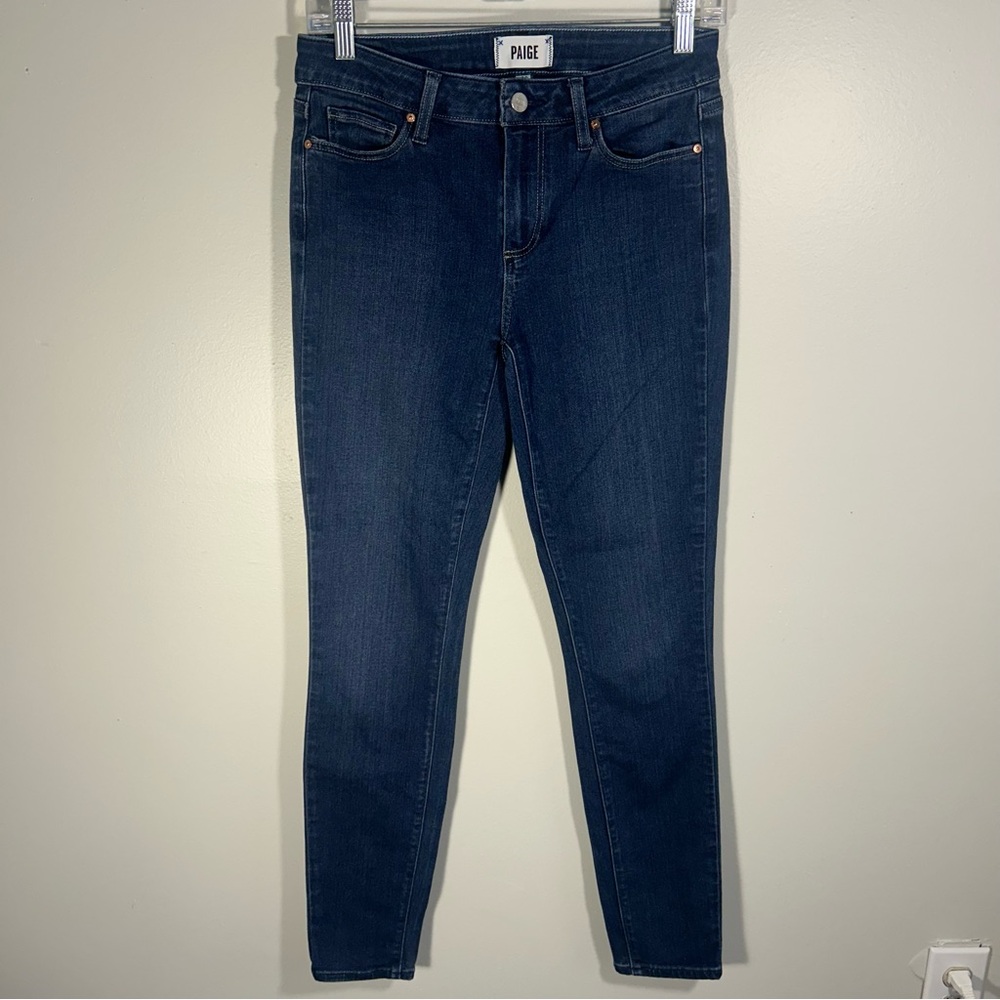 Paige Verdugo Ultra Skinny Jeans Women’s Size 28 Rayon-Blend Blue Stretch Denim